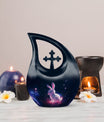 10-inch Cosmic Glow Bunny Urn,
