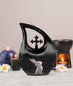 10-inch Starry Night Bunny Urn, 