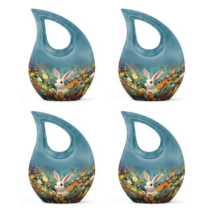 Colorful Personalized Pet Cremation Urn for Pet Ashes - 10-inch, 200 cu in - Yatskia