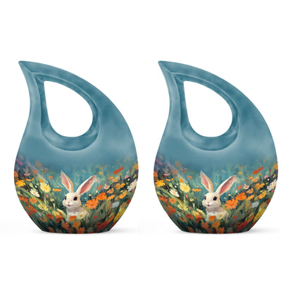 Colorful Personalized Pet Cremation Urn for Pet Ashes - 10-inch, 200 cu in - Yatskia