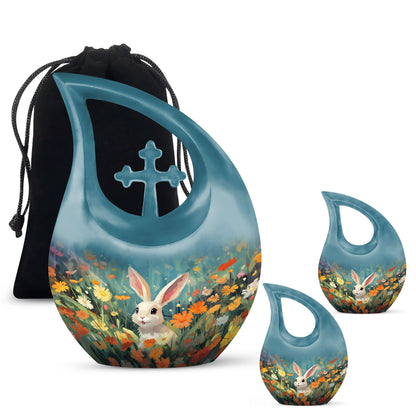 Colorful Personalized Pet Cremation Urn for Pet Ashes - 10-inch, 200 cu in - Yatskia