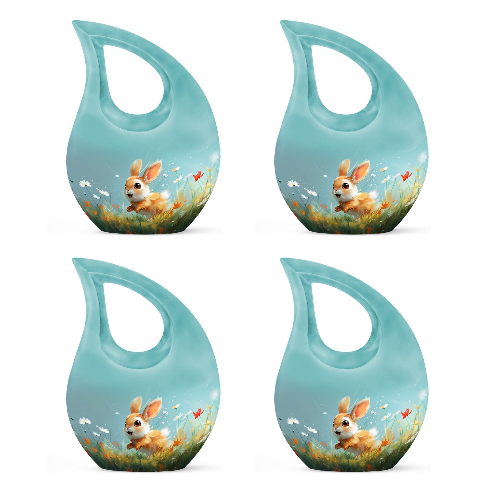 Baby Bunny Rabbit - Decorative Pet Memorial Keepsake For Beloved Animals