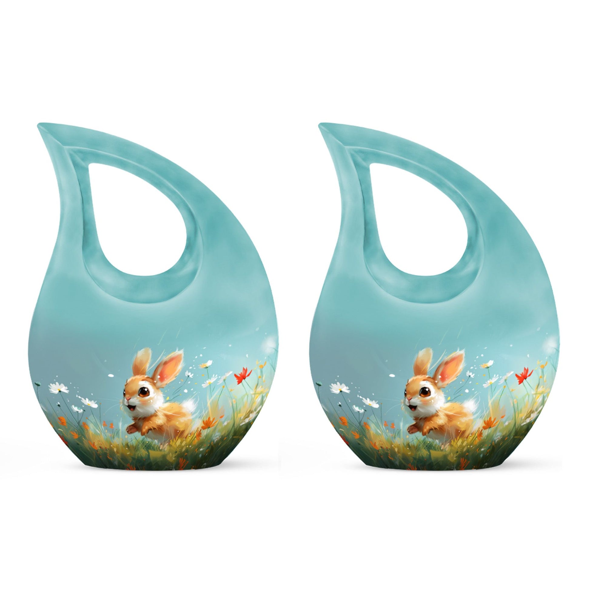 Baby Bunny Rabbit - Decorative Pet Memorial Keepsake For Beloved Animals