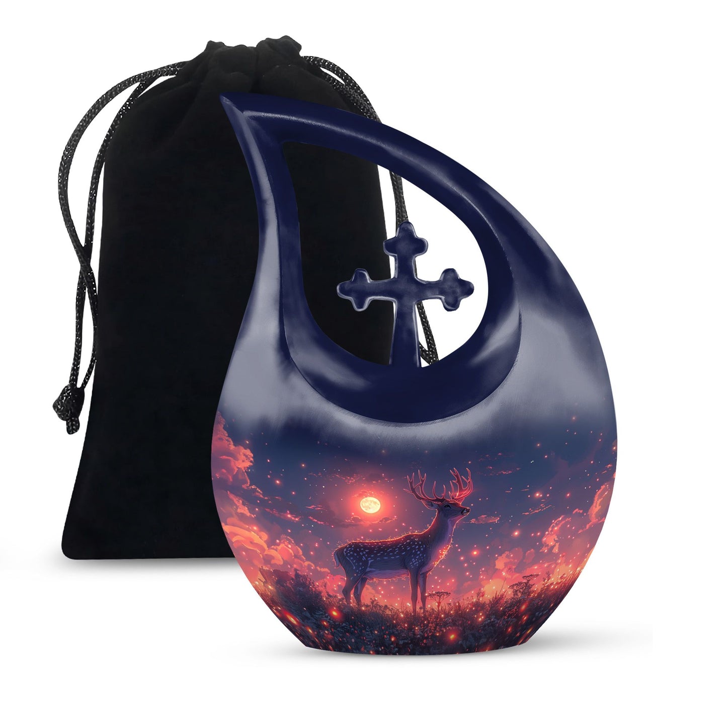 Enchanted Forest Stag Urn, 