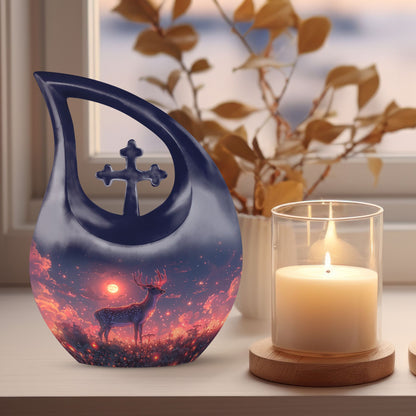 Enchanted Forest Stag Urn, 