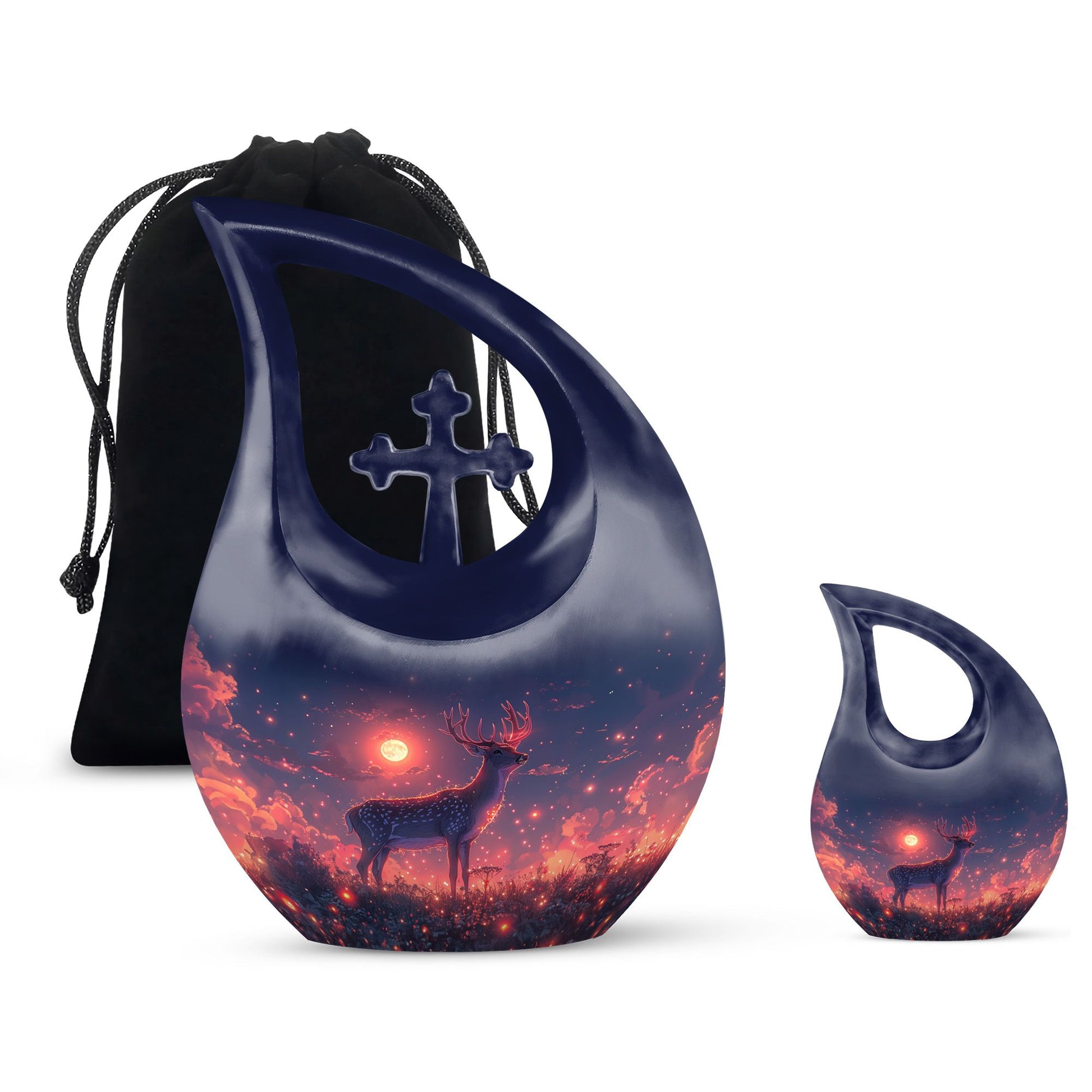 Enchanted Forest Stag Urn, 