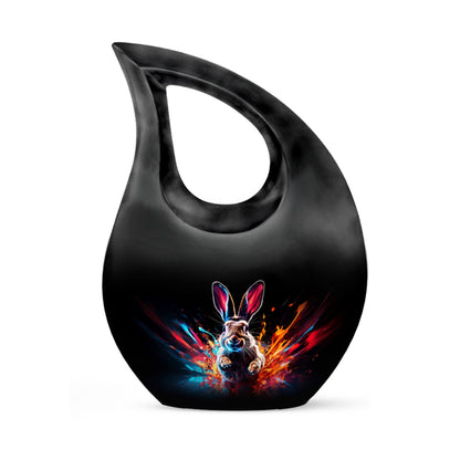 10 Inch Tall Supernova Rabbit Burst Urn
