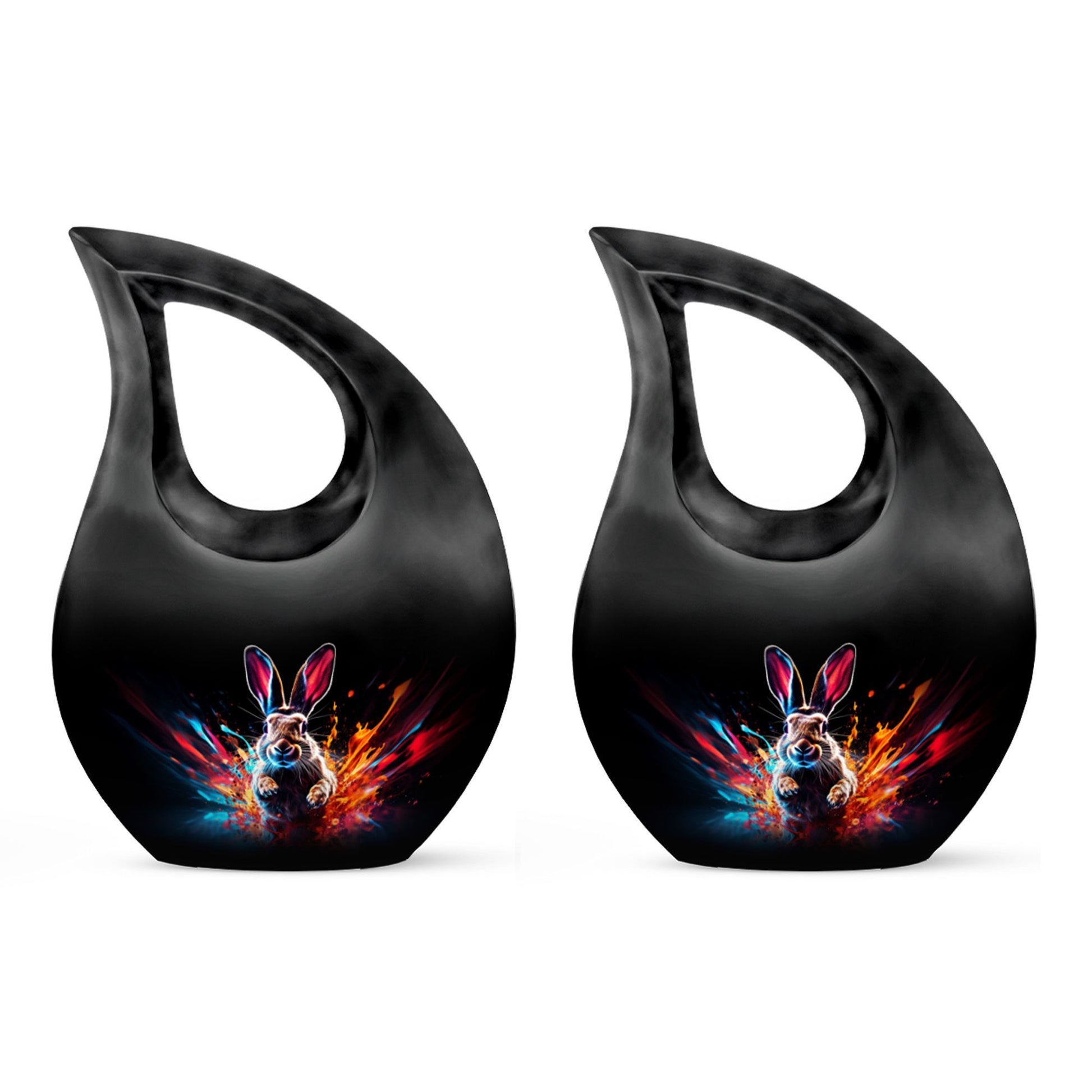 10 Inch Tall Supernova Rabbit Burst Urn