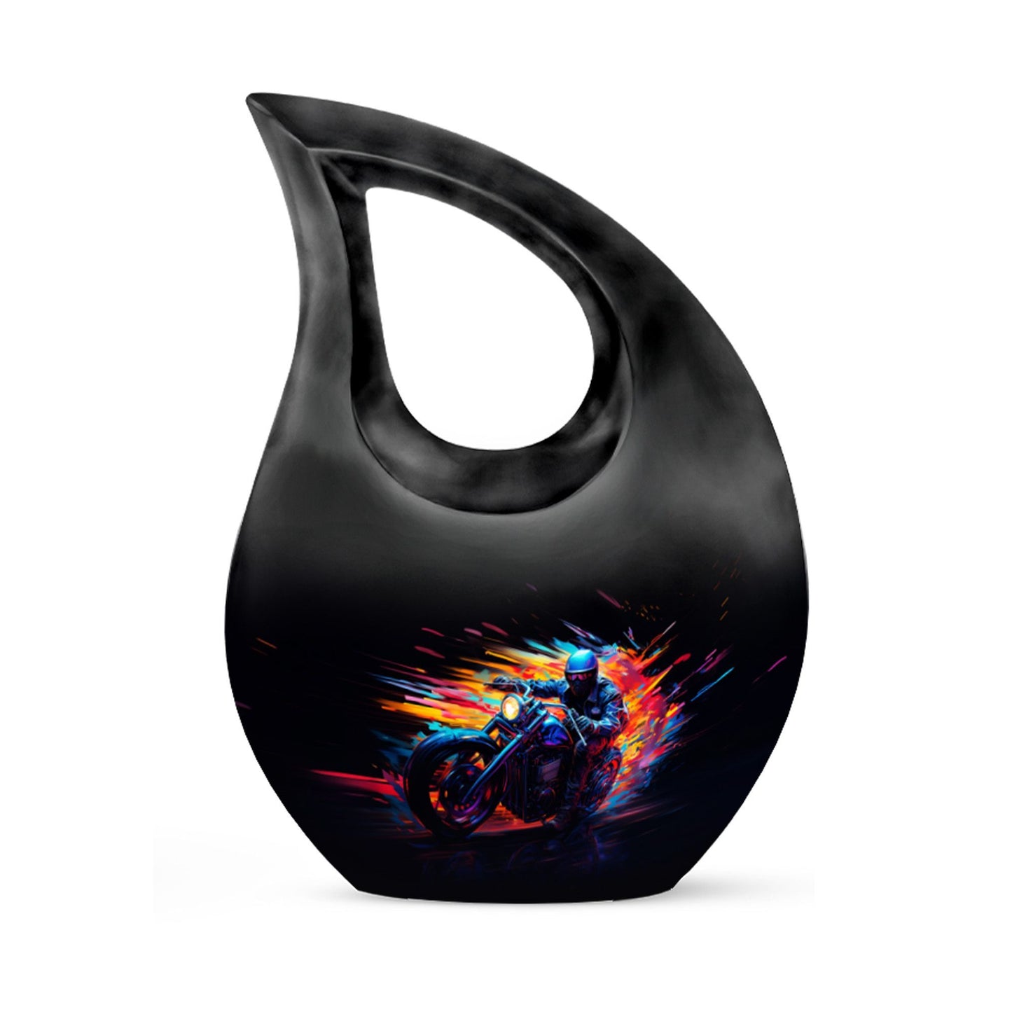 10-inch Neon Blaze Rider Urn,