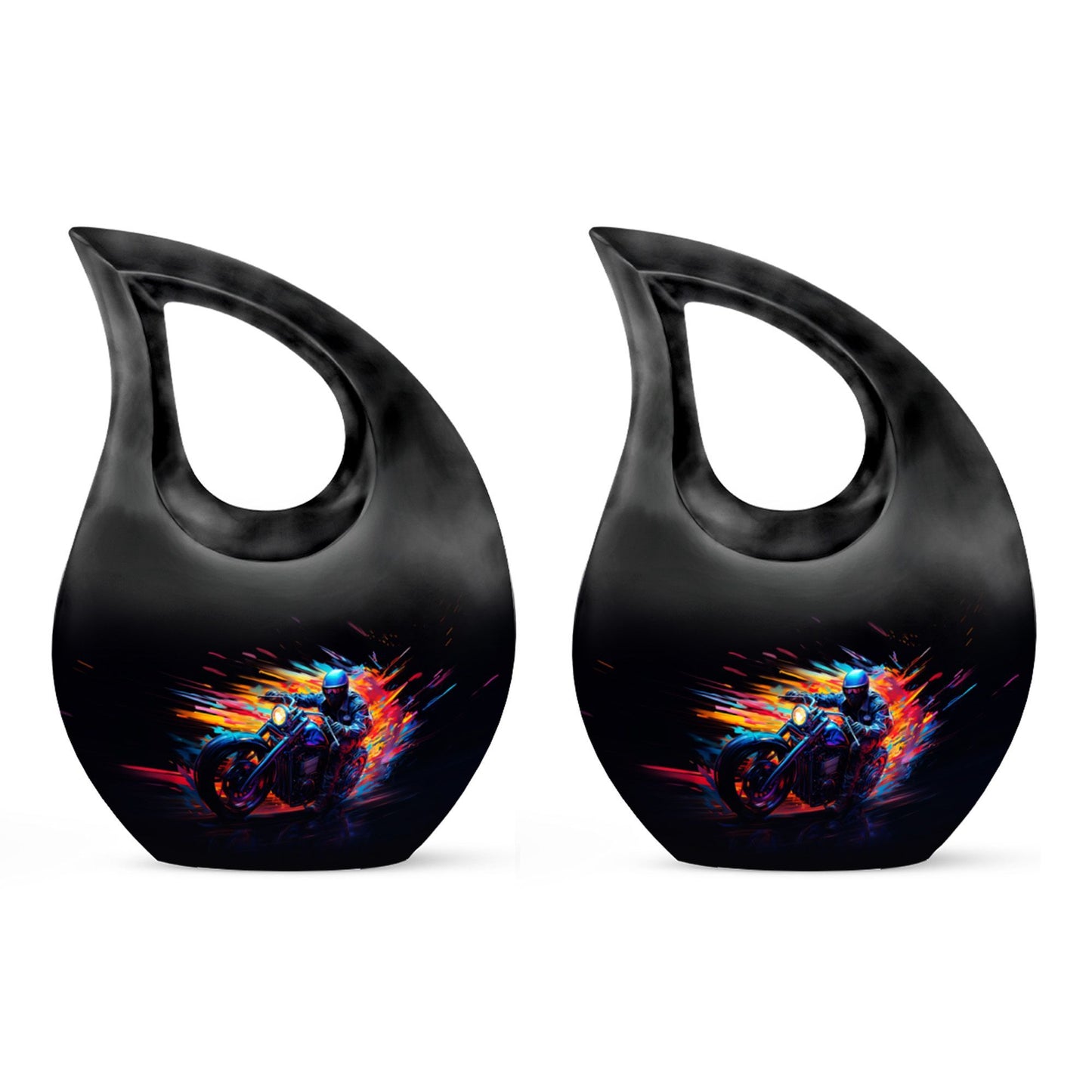 10-inch Neon Blaze Rider Urn,
