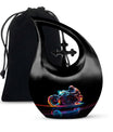 Neon-Colored Motorcycle - Urn For Human Ashes Adult Male
