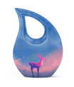 Winter Baby Deer Cremation Urn – Elegant Deer Design For Burial Ashes