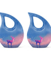 Winter Baby Deer Cremation Urn – Elegant Deer Design For Burial Ashes