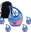 Winter Baby Deer Cremation Urn – Elegant Deer Design For Burial Ashes