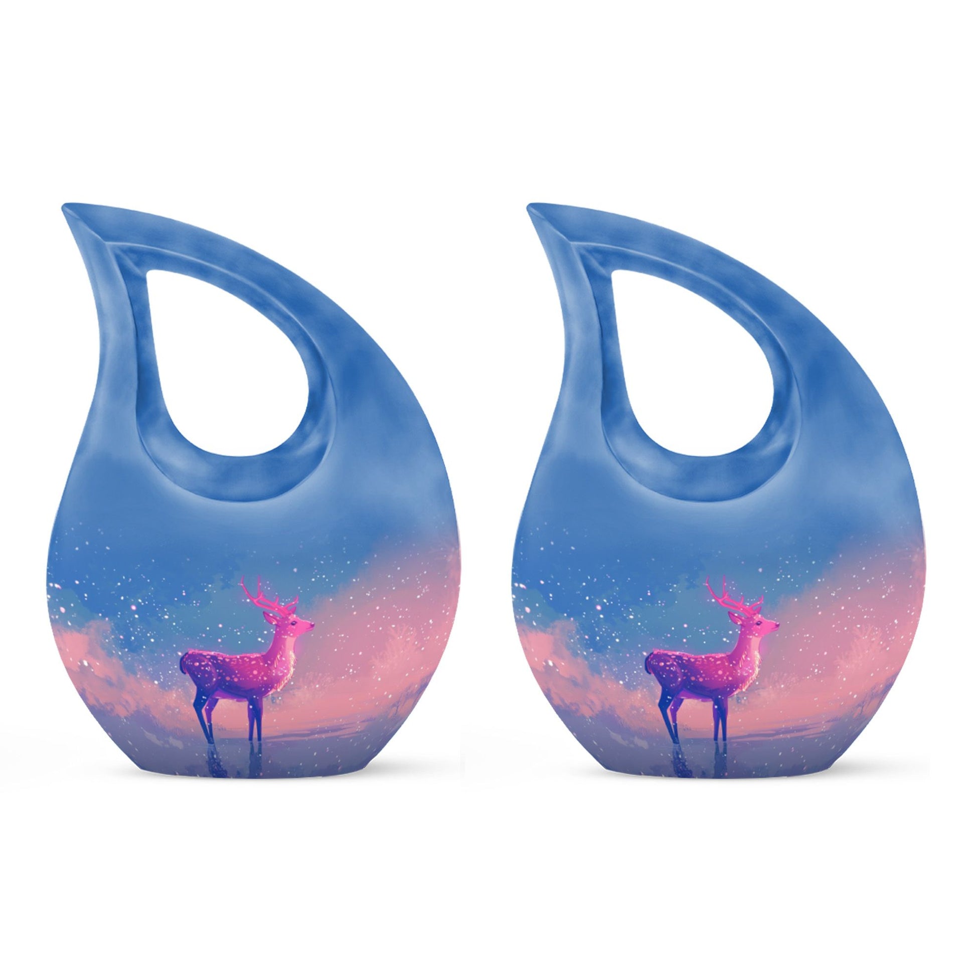 10-inch Winter Dream Stag Urn 