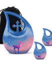 Winter Baby Deer Cremation Urn – Elegant Deer Design For Burial Ashes