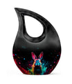 Colorful Rabbit Cremation Urn for Human Ashes - Urn for Mom and Dad