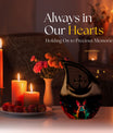 Galactic Color Burst, Cross Drop design large memorial urn, 