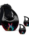 Galactic Color Burst, Cross Drop design large memorial urn, 