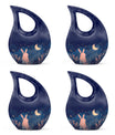 Starry Night Rabbit Cremation Urns For Human Ashes - Urns For Burial