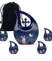 Starry Night Rabbit Cremation Urns For Human Ashes - Urns For Burial