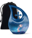 10-inch Moonlit Bunny Dreamscape Urn 