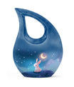 10-inch Moonlit Bunny Dreamscape Urn 
