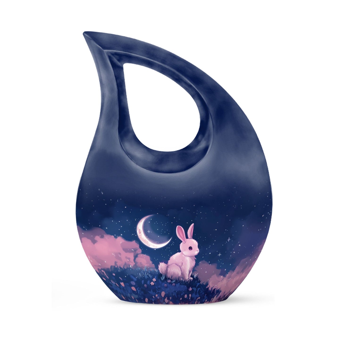 Personalized Galaxy Cremation Urn for Human Ashes - 10-inch, 200 cu in - Yatskia
