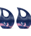 Bunny Night Moon Urn - Decorative Unique Urns For Ashes