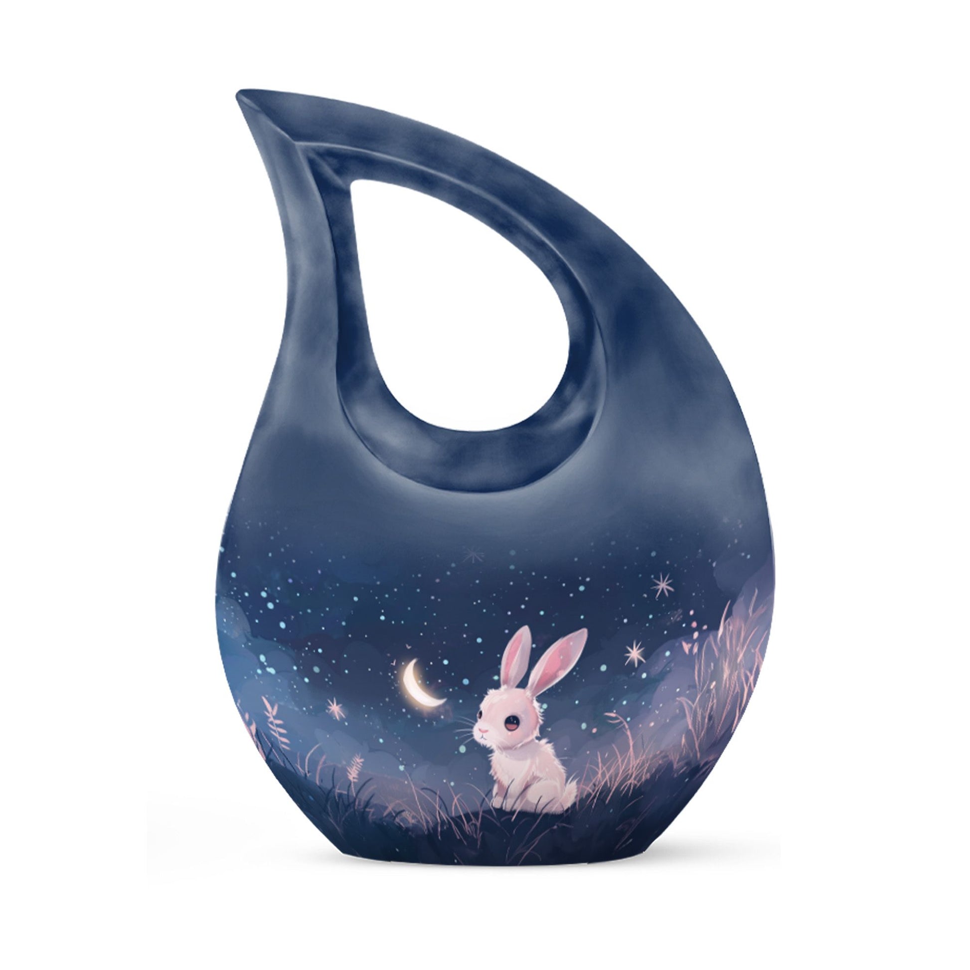 Night Bunny Cremation Urn - Pet Urns For Bunny Ashes