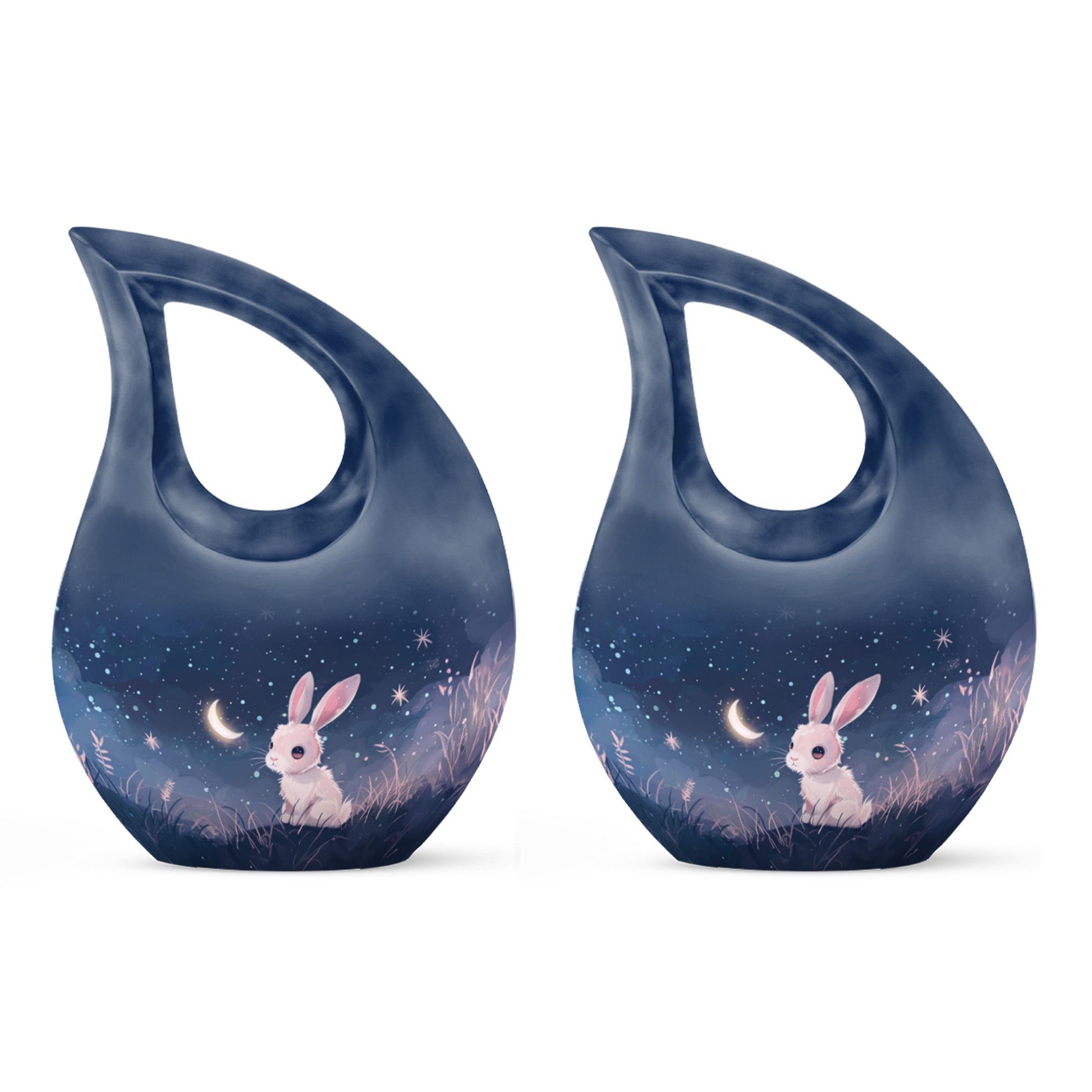 Night Bunny Cremation Urn - Pet Urns For Bunny Ashes