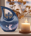 Twilight Meadow Serenity Cross Drop memorial urn,