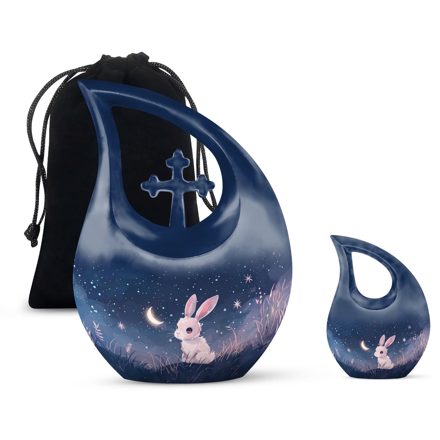 Personalized Pet Cremation Urn for Pet Ashes - 10-inch, 200 cu in - Yatskia
