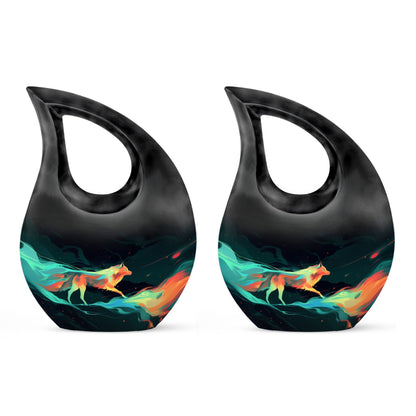 Aurora Canine Flow Urn, 