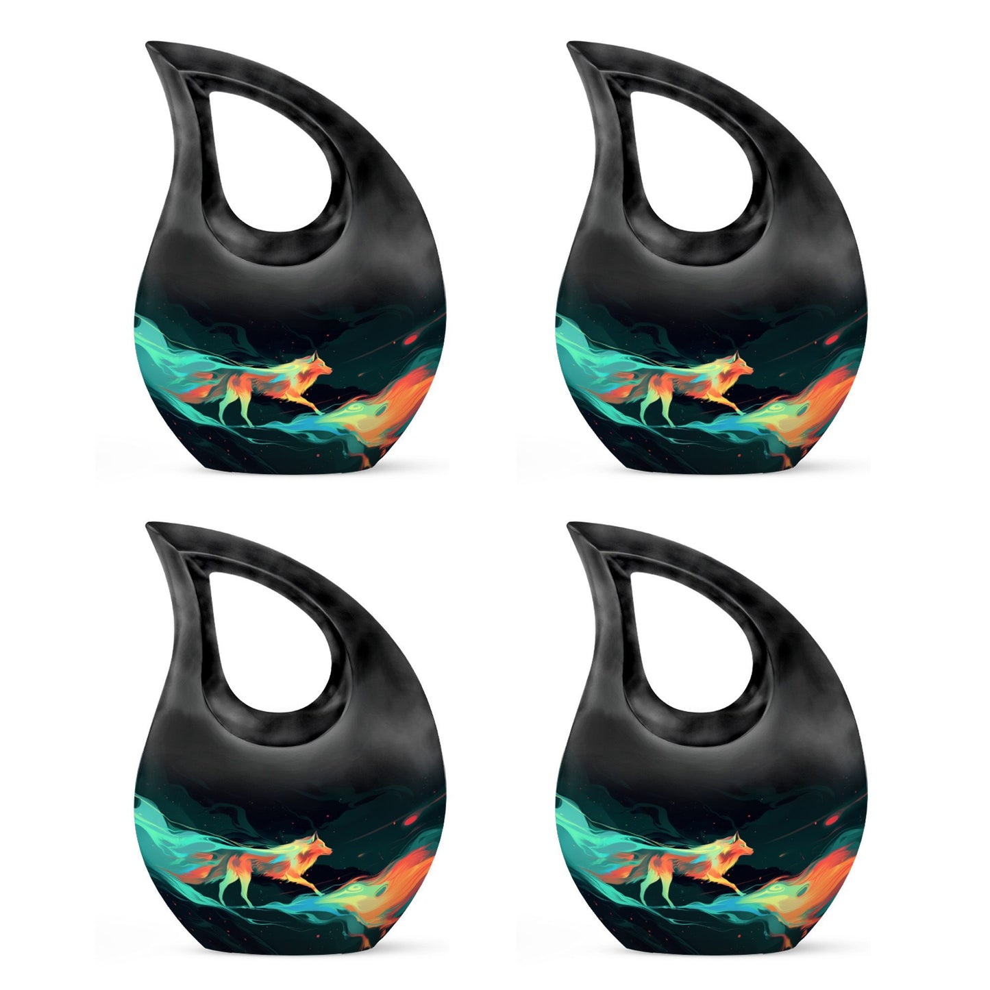 Aurora Canine Flow Urn, 