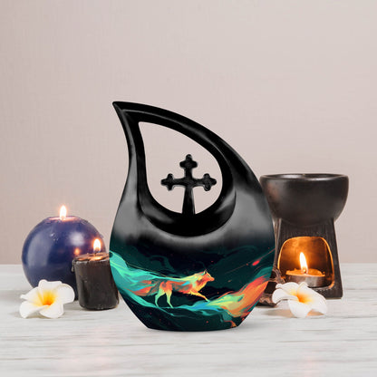 Aurora Canine Flow Urn, 