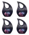 Neon Wolf Cremation Urns For Human Ashes - Memorial Urn for Mom & Dad