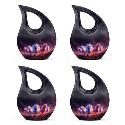 Medium Sized Inferno Equine Spirits Cross Drop Urn