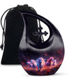 Galloping Horses Cremation Urn for Human Ashes - Urn Keepsake Set