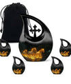 Fiery River Steeds Horse Cremation Urn For Human Ashes - Funeral Urns