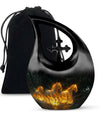 Fiery River Steeds Horse Cremation Urn For Human Ashes - Funeral Urns