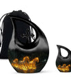 Fiery River Steeds Horse Cremation Urn For Human Ashes - Funeral Urns