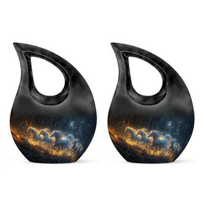 10 Inch Mystical Fire Run Urn, 