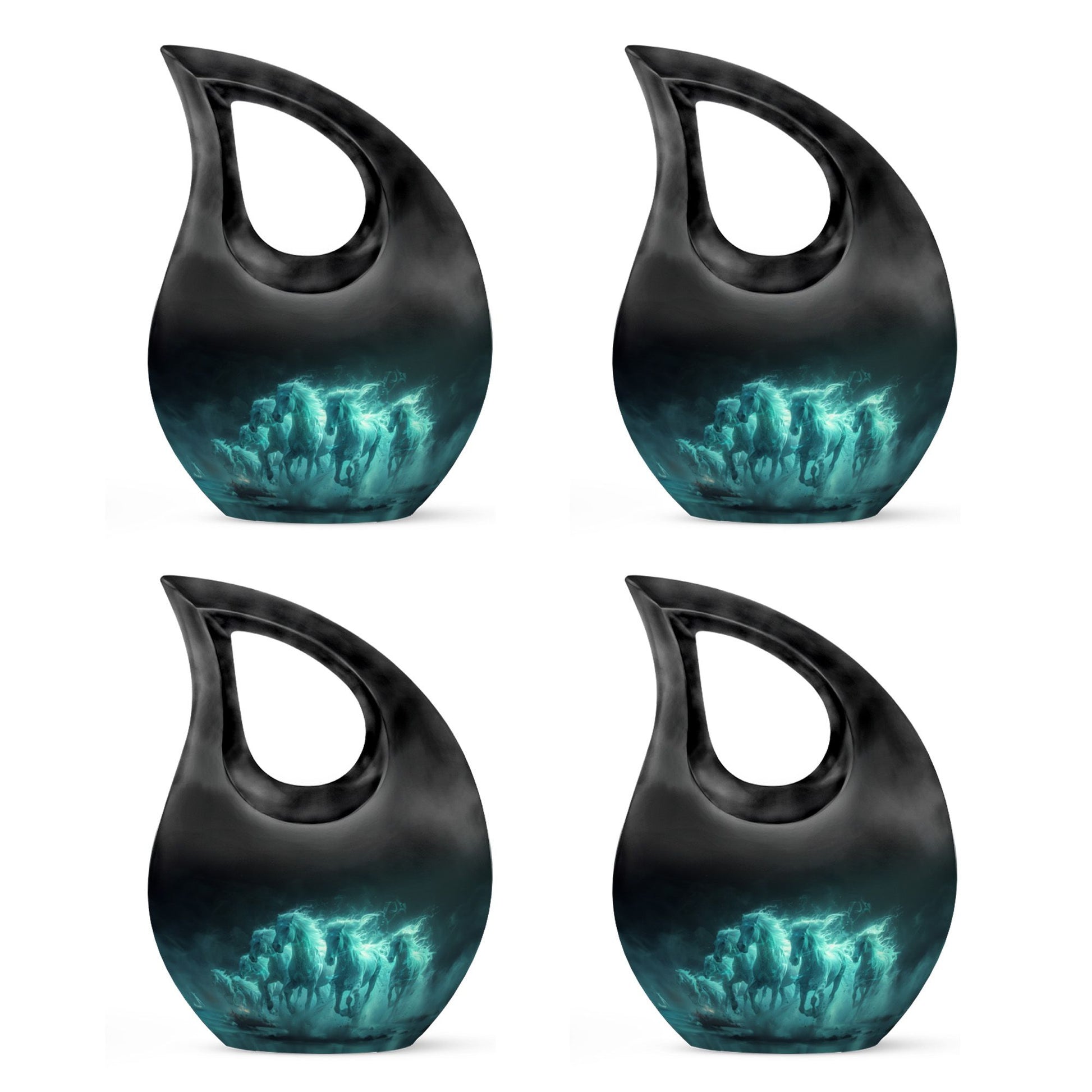 Mist Horses Cremation Urns For Human Ashes - Urn For Men & Women