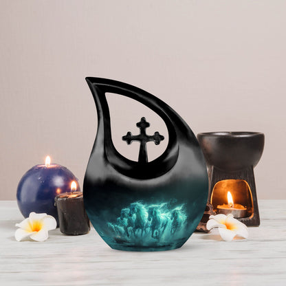 Phantom Mist Chargers 10-inch designer cremation urn 