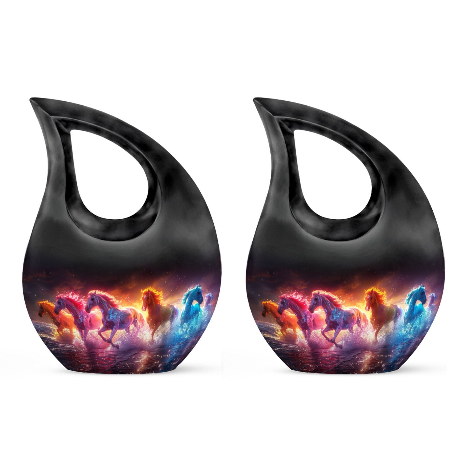 10-Inch Elemental Horse Spectrum urn