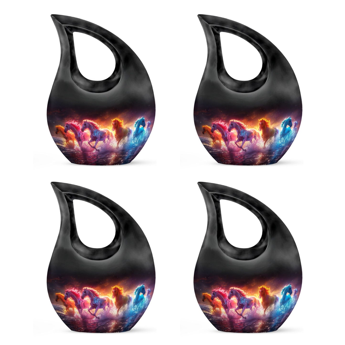 10-Inch Elemental Horse Spectrum urn