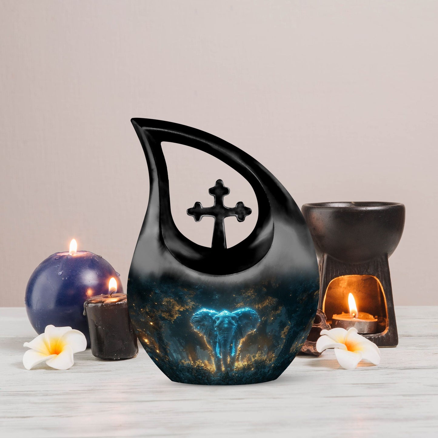 10-inch Stardust Forest Giant memorial urn 