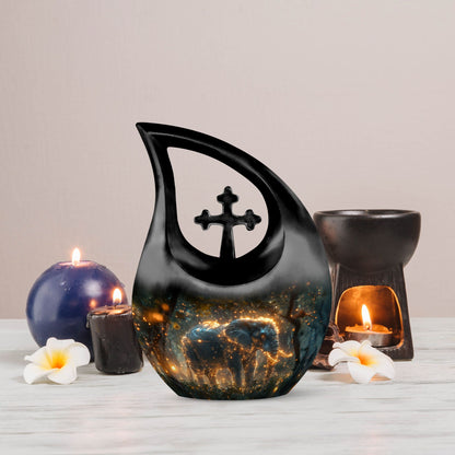 10-inch Enchanted Forest Behemoth Urn 