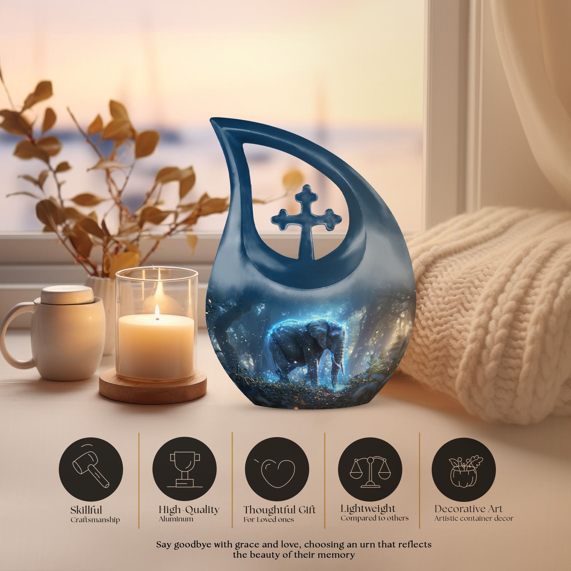 Enchanted Forest Majesty Urn, 